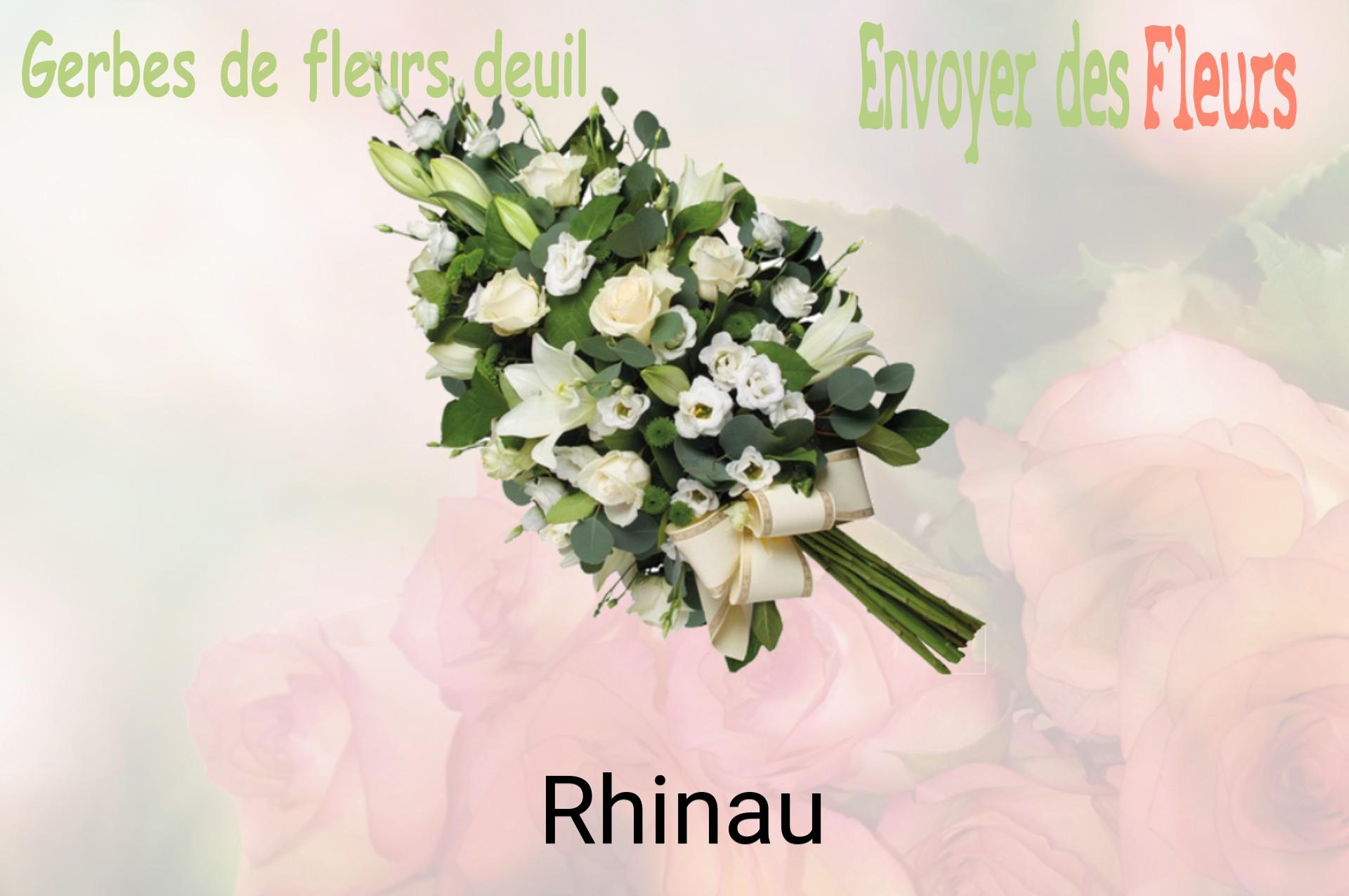 Gerbe de fleurs de deuil livrée à Rhinau